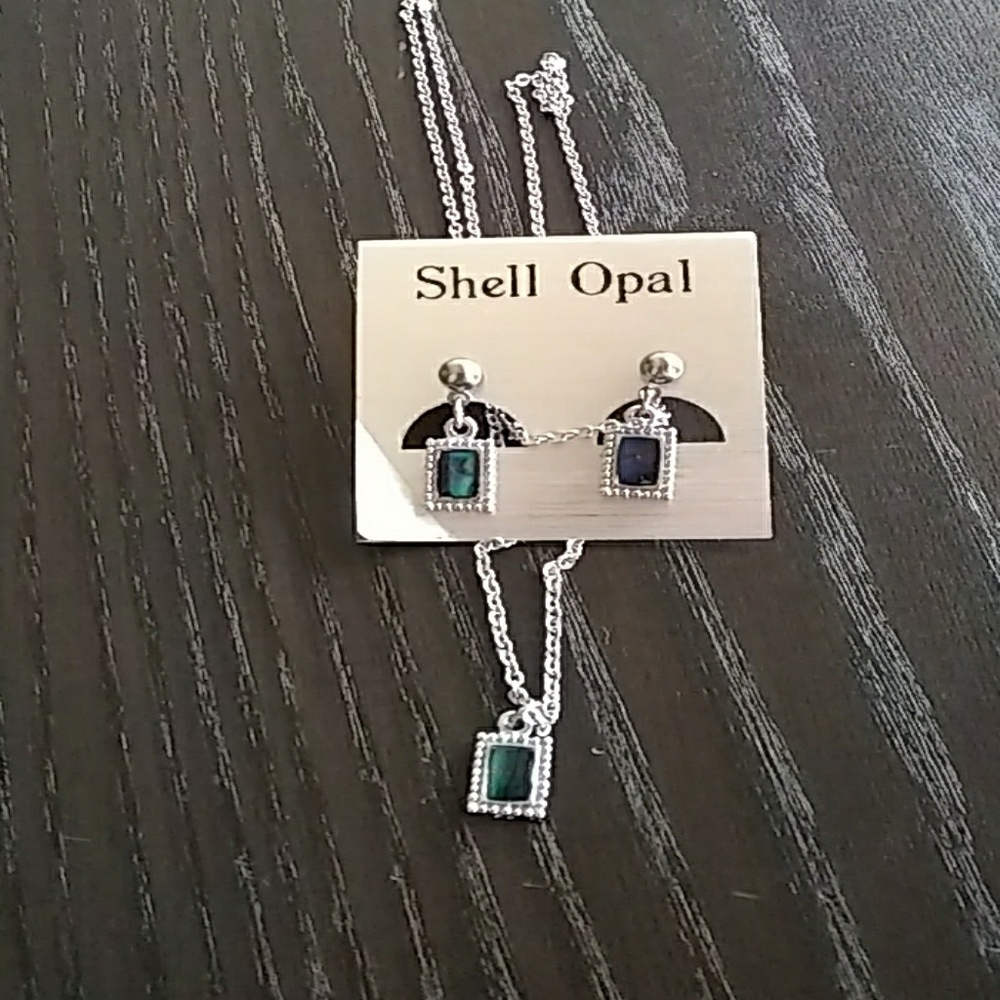 Earrings and necklaces